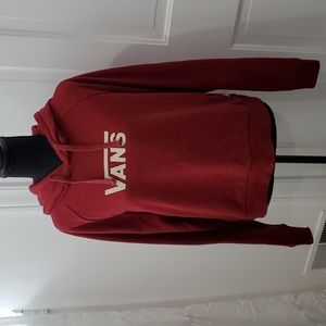 Girls size large Red Vans Hoodie